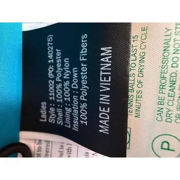 Obermeyer Womens Blue Down Insulated Ski Jacket Hooded Winter Coat Size 6 - Picture 15 of 17